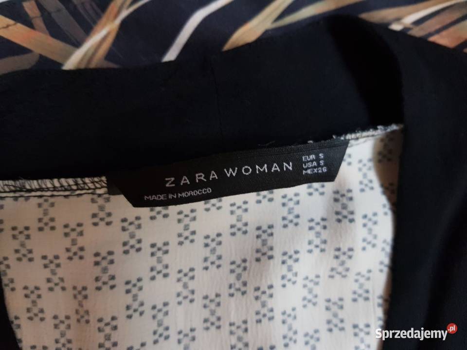 Zara koszula bluzka tunika lejąca elegancka Bluzki i koszule Kielce