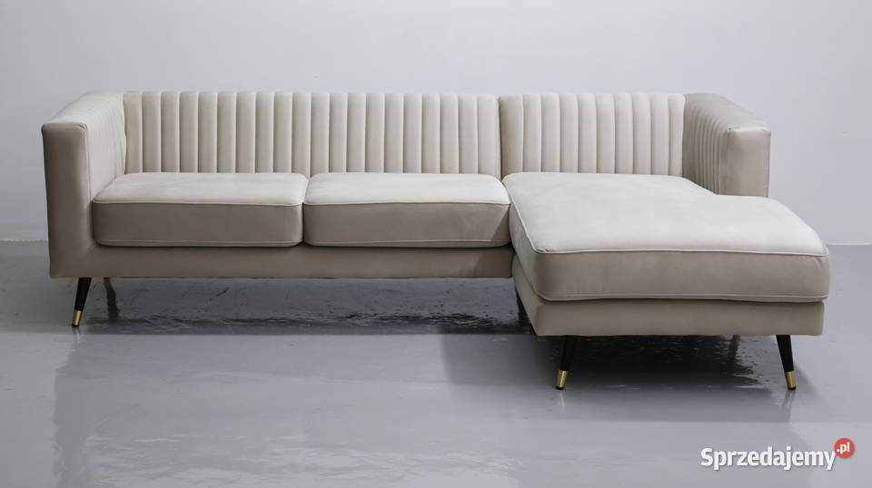 TLŁ Narożnik nowoczesna rogówka beżowy VELLUTO 1 Poznań sprzedam