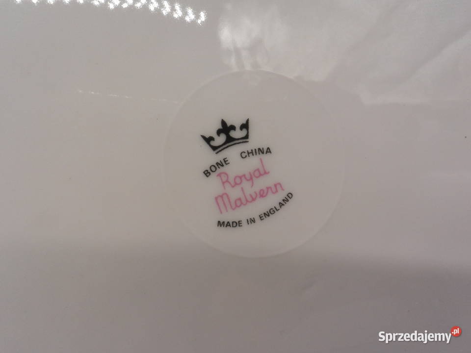 Zestaw śniadaniowy trio Royal Malvern Bone China Raszków