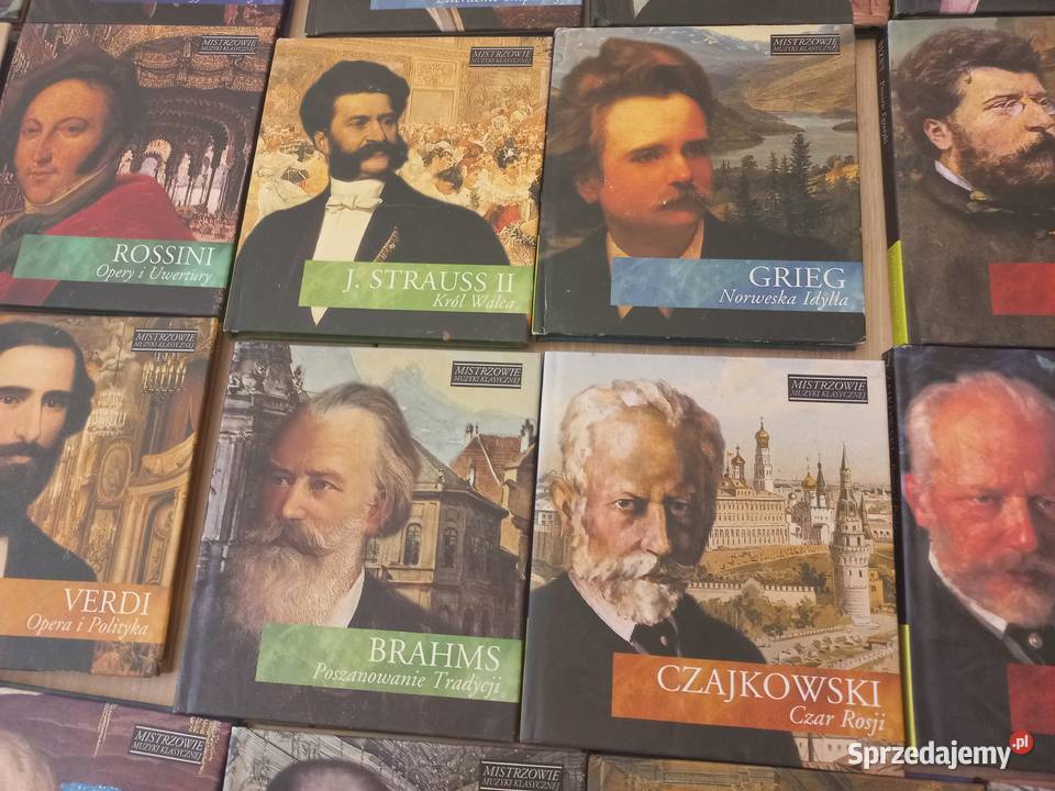 Kolekcja pięknie wydanych płyt z muzyką Piastów