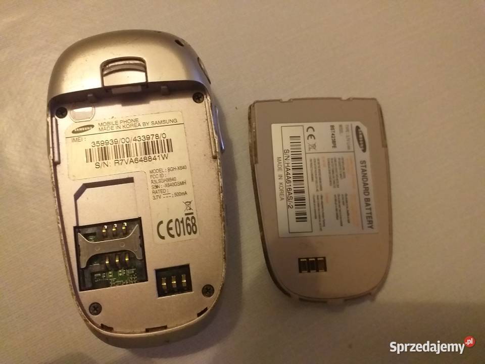 samsung sghx640 sgh x640 telefon z klapką Pozostałe Sandomierz