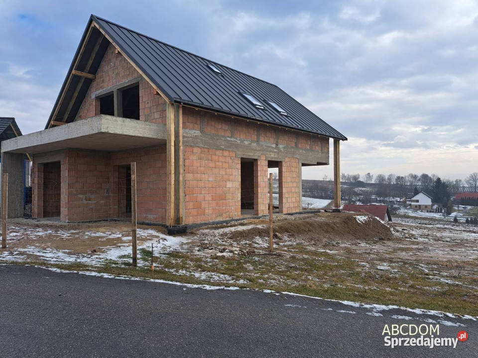 Nowoczesny dom widokowa działka 7 Nieruchomości małopolskie Książniczki