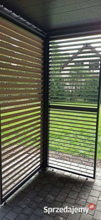 Pergola lamelowa ADVANCE 12 400PLN osłona przed Wrocław