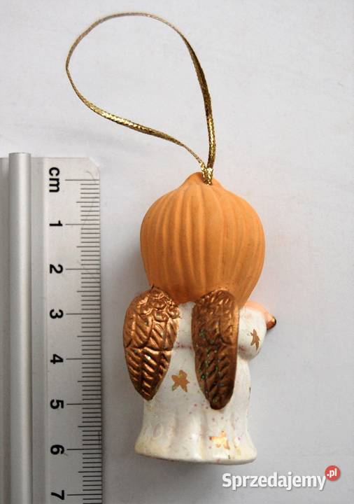 Ceramiczny aniołek grający na flecie zawieszka Dom i Ogród Lublin