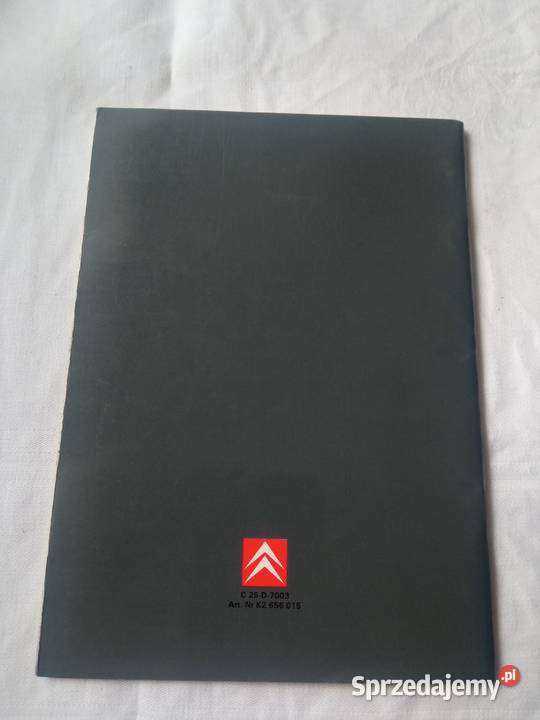 Instrukcja obsługi do Citroen C25 zachodniopomorskie Szczecin sprzedam