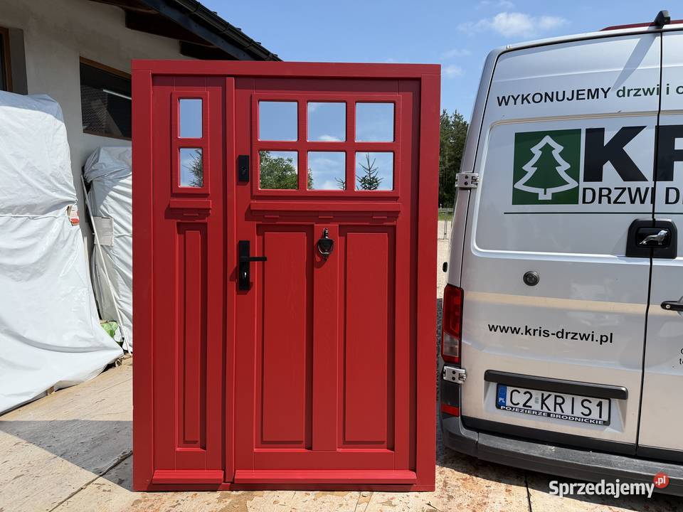 DRZWI DREWNIANE ZEWNĘTRZNE dostawa w 3 dni Drzwi zewnętrzne Brodnica
