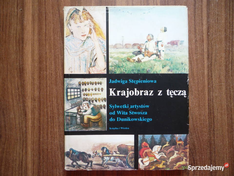 Krajobraz z tęczą Sylwetki artystów Wita Stwosza Rok wydania 1962 Szczecin
