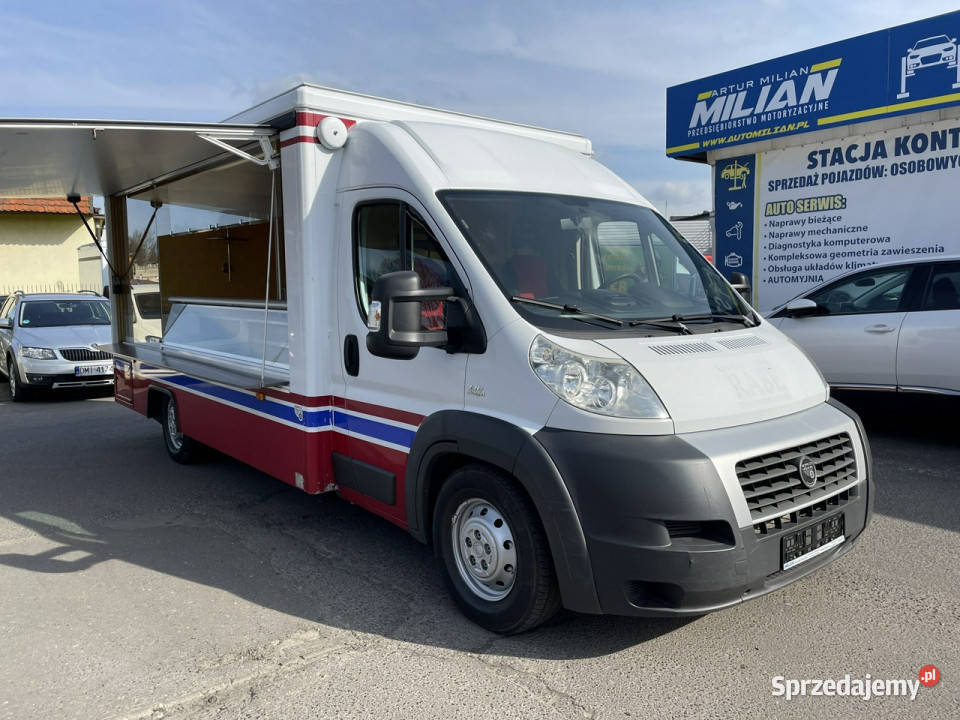 Fiat Ducato Autosklep Gastronomiczny Food Truck autoalarm Syców