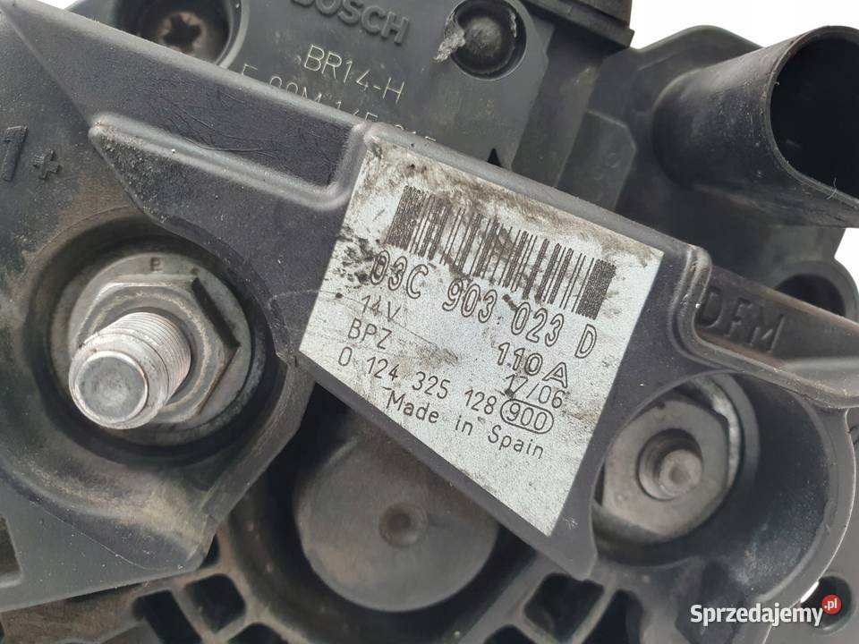 ALTERNATOR Audi A3 8P Skoda Octavia VW Golf V lubelskie