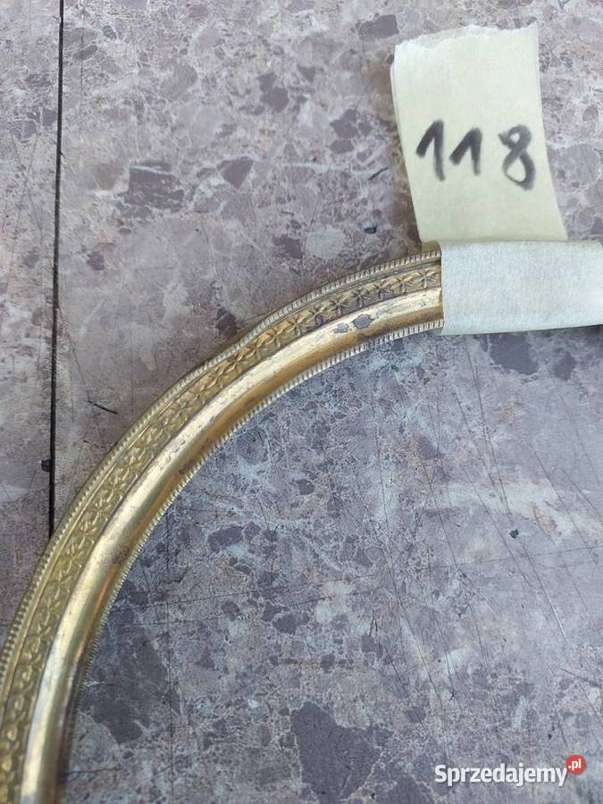 118 Mosiężna ramka tarczy starego zegara 153mm