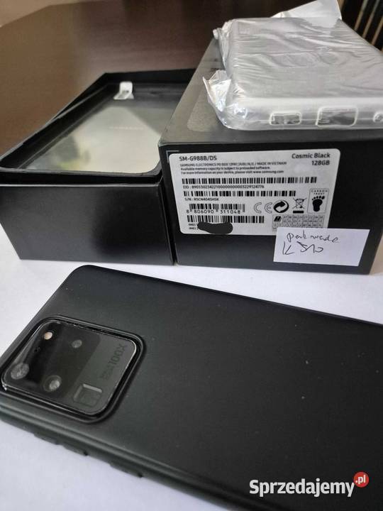Samsung S20Ultra 12GB128GB Cosmic Black Ełk
