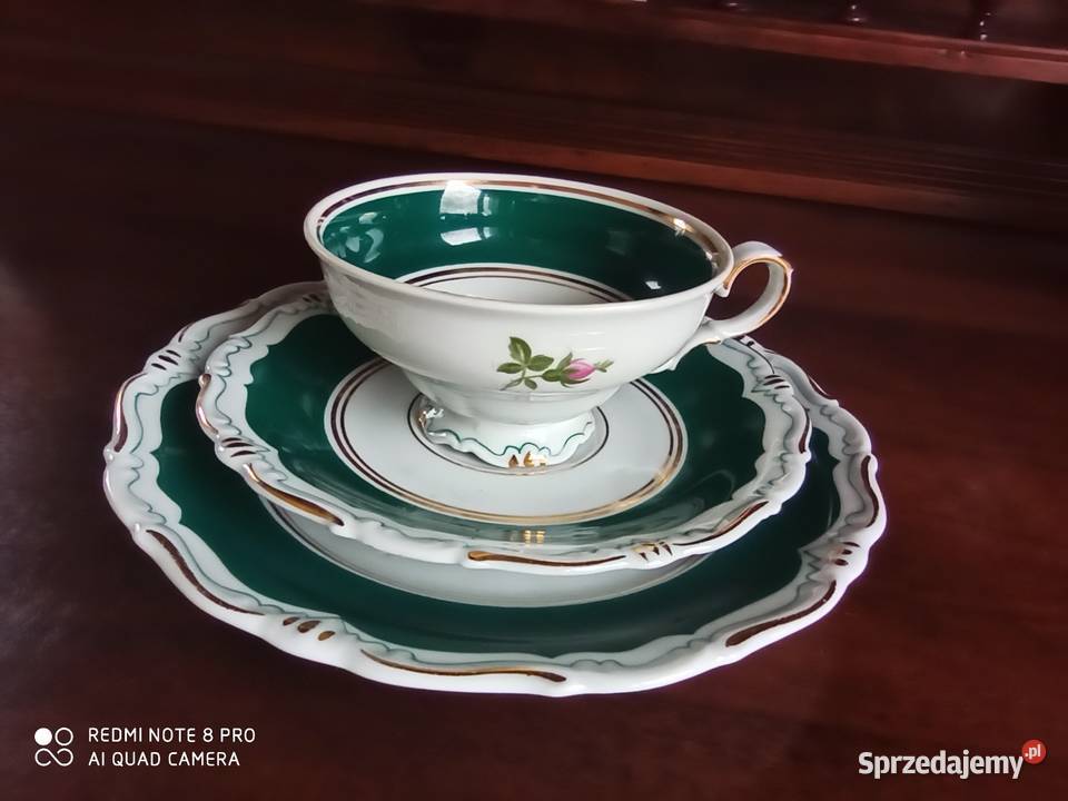 Filiżanka z talerzykiem deserowym Eisenberg Syg pomorskie Gdańsk