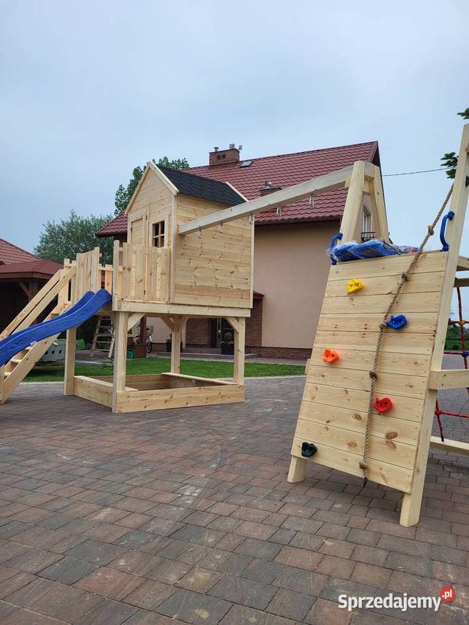 Domek dzieci Drewniany domek Plac zabaw Rzeszów