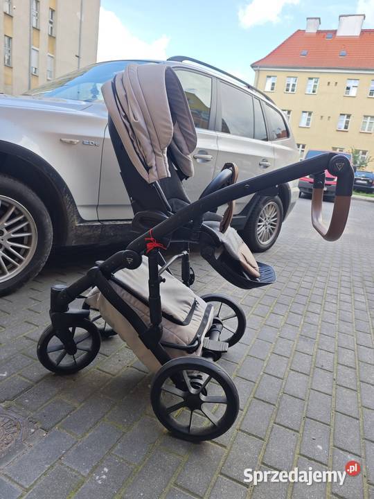 Wózek dziecięcy Junama Space 2 w 1 szary gondola Wielofunkcyjne
