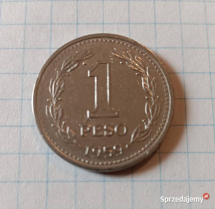 1 PESO 1959 ARGENTYNA Piszczac