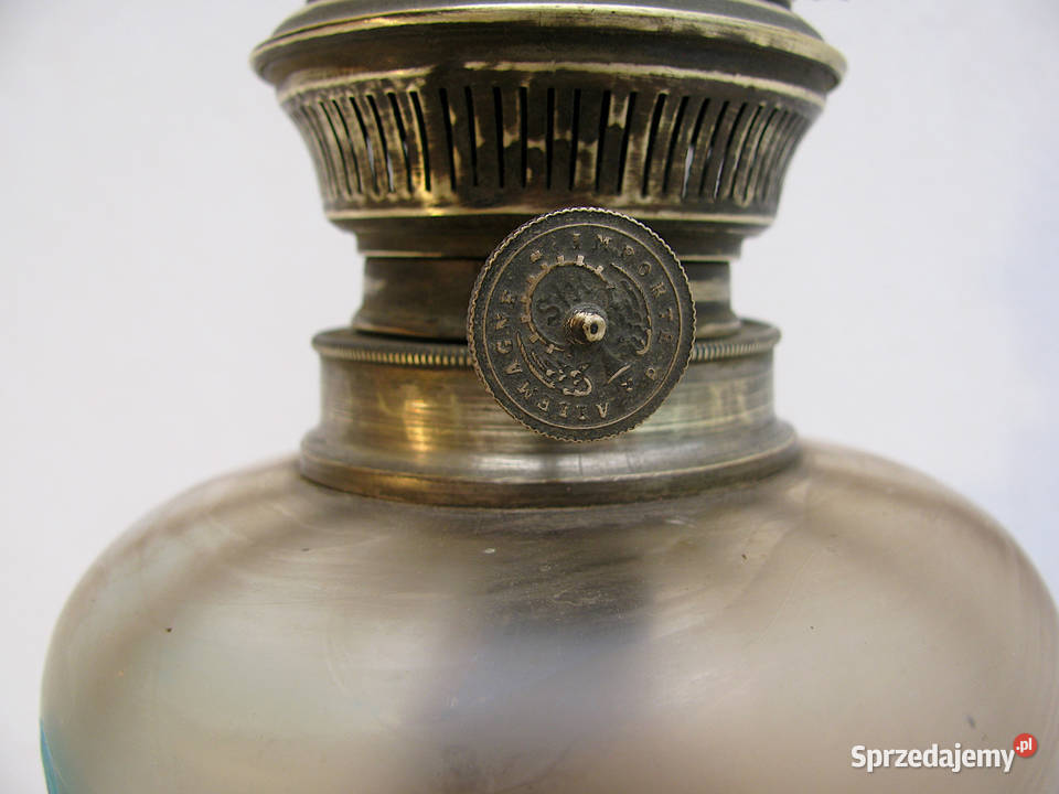 Lampa naftowa mosiądz Francja II