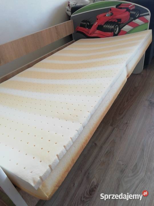 Łóżko dziecięce 140x70 materac dwustronny Myszkowice