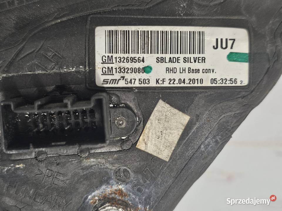 INSIGNIA A I LIFT 16r Lusterko lewe 5pin czarne Kielce