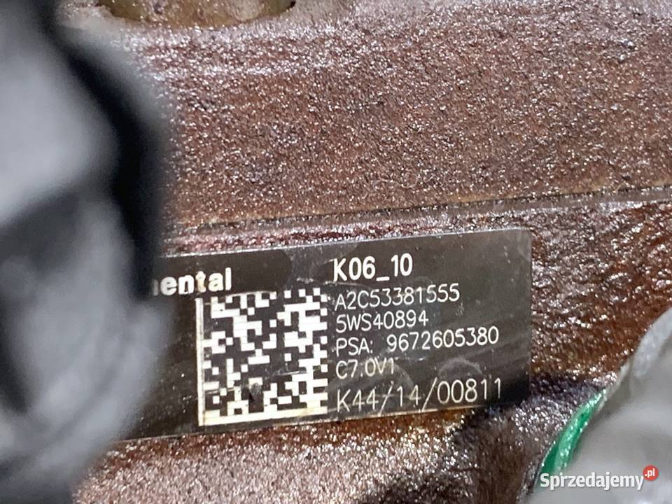 POMPA WTRYSKOWA CITROEN C4 II 9672605380 16 112