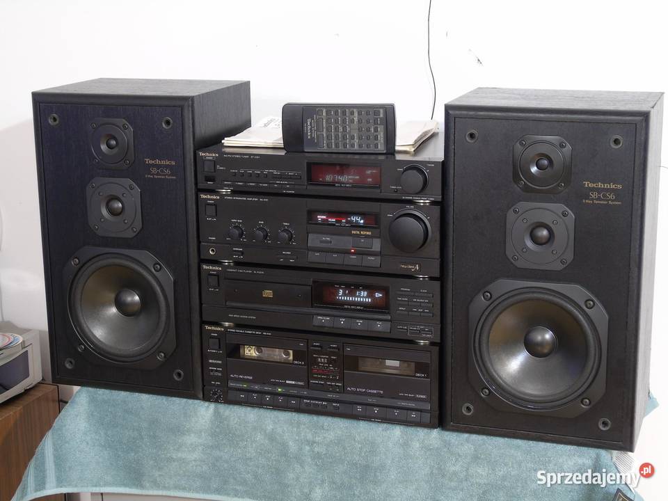 Wieża Technics SAX101 pilot kolumny DOSTAWA Wieże i miniwieże Jasło sprzedam