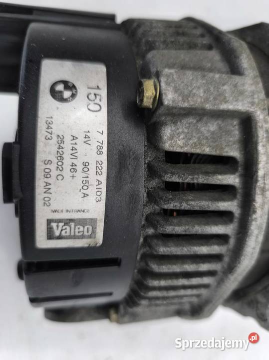 ALTERNATOR BMW E46 LIFT 20D 7788222 osobowe Układ elektryczny silnika