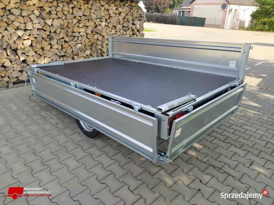 Lekka przyczepa wym 254x151x40 platforma towarowe Do samochodów osobowych Lublin