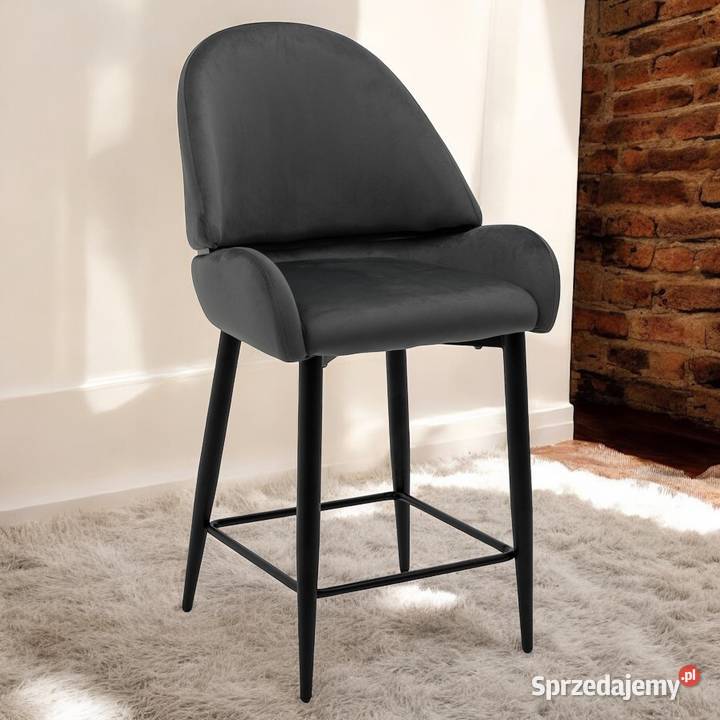 Hoker Tapicerowany Bergamo Ciemnoszary Wysyłka wielkopolskie Tarchały Małe