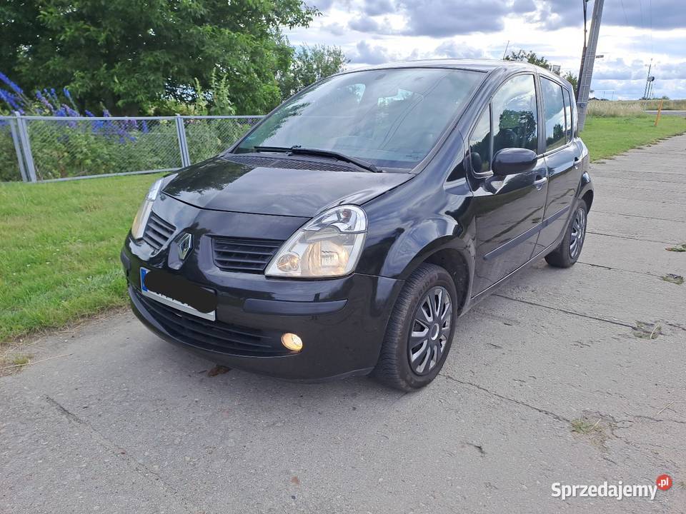 Renault Modus 2007 16 benzyna czarny pomorskie sprzedam