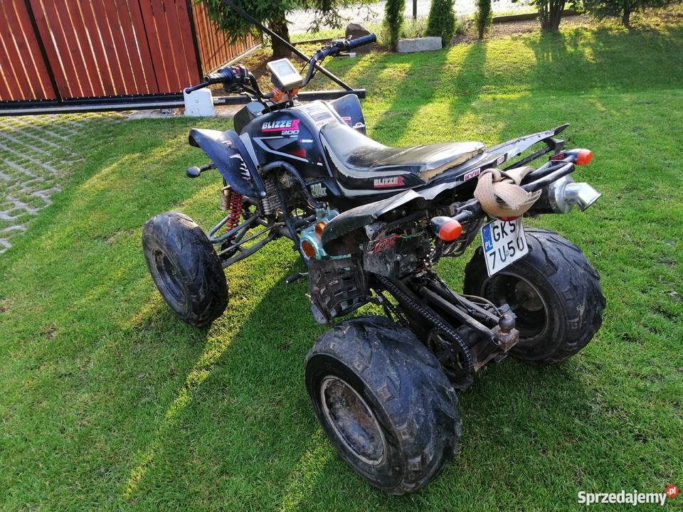 Quad Bashan 200 zarejestrowany nieuszkodzony Nowa Karczma
