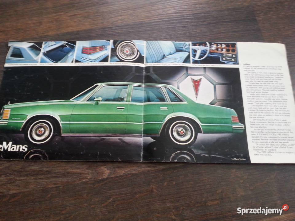 prospekt Pontiac 1978 Dywity