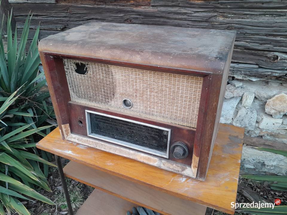 Stare radio lampowe Mittelsuper AT zabytek retro Dąbrowa Górnicza