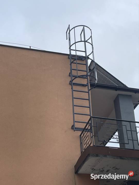 Drabina ewakuacyjna drabina na dach drabina