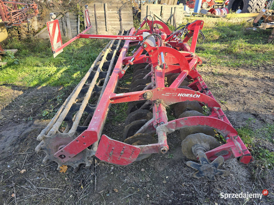 Brona talerzowa HORSCH JOKER 6 CT 6 m składana Horsch sprzedam