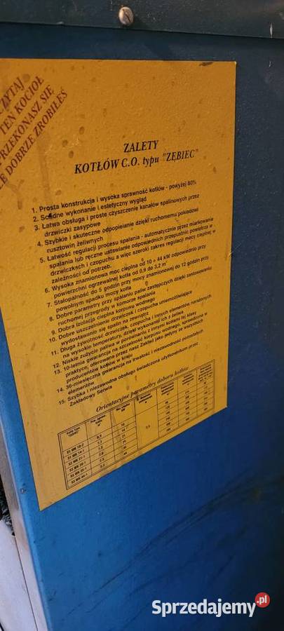 Piec Węglowy Zębiec 28kW Piaseczno