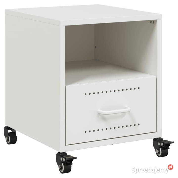 Szafka nocna biała 36x39x435 stal WM846714 Warszawa sprzedam