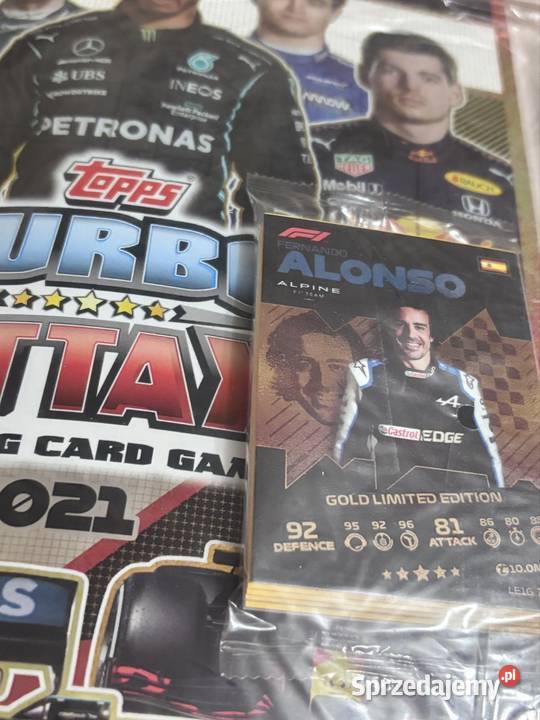Zestaw kart kolekcjonerskich F1 Turbo Attax 2021 sprzedam