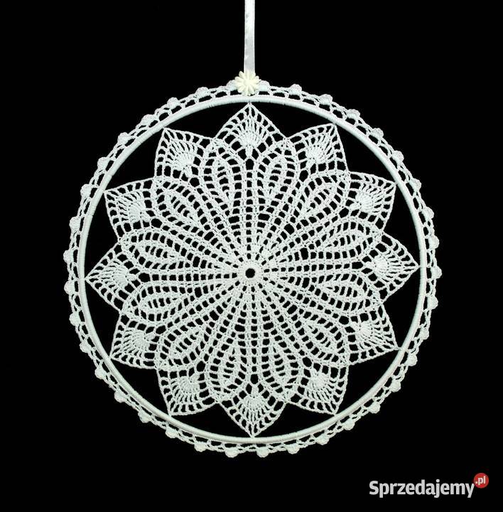 Zawieszka ozdoba na okno szydełkowa 27 Z107 opolskie sprzedam