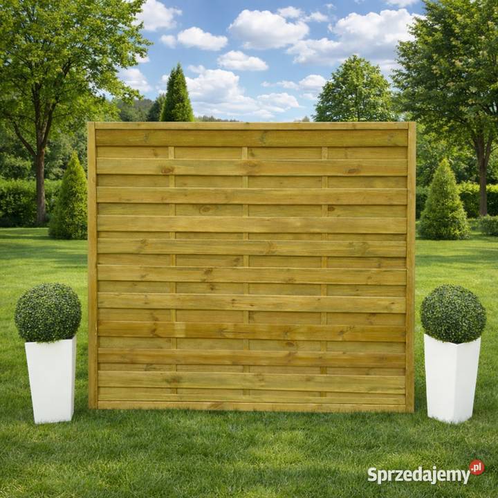 Płot Drewniany Prosty Pełen Pergola Drewniana Chojnice sprzedam