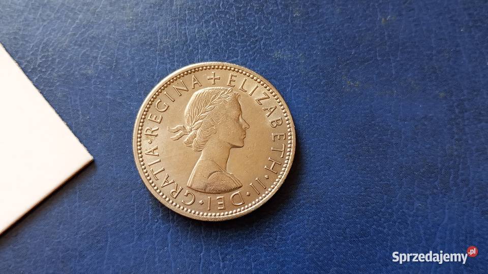 Stare monety 2 szylingi 1961 Wielka Brytania Lesko