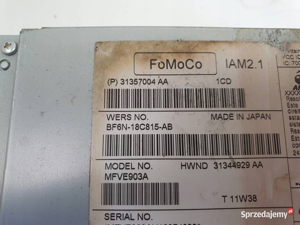 Volvo VOLVO V60 I S60 II V40 II CZYTNIK Wyposażenie wnętrza Chełm