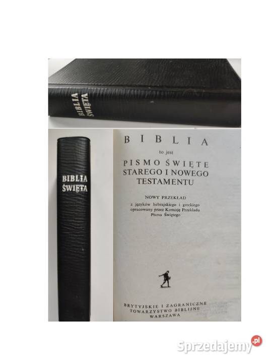 1975 Biblia Warszawska to jest Pismo Święte ISBN 9788378819134 Kultura i Rozrywka Kielce