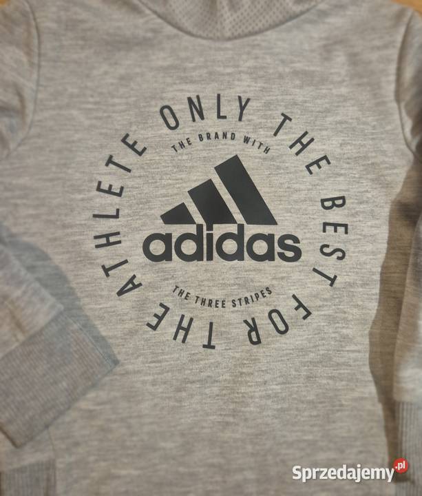 Bluza adidas 116 szary/srebrny Ciechanów sprzedam