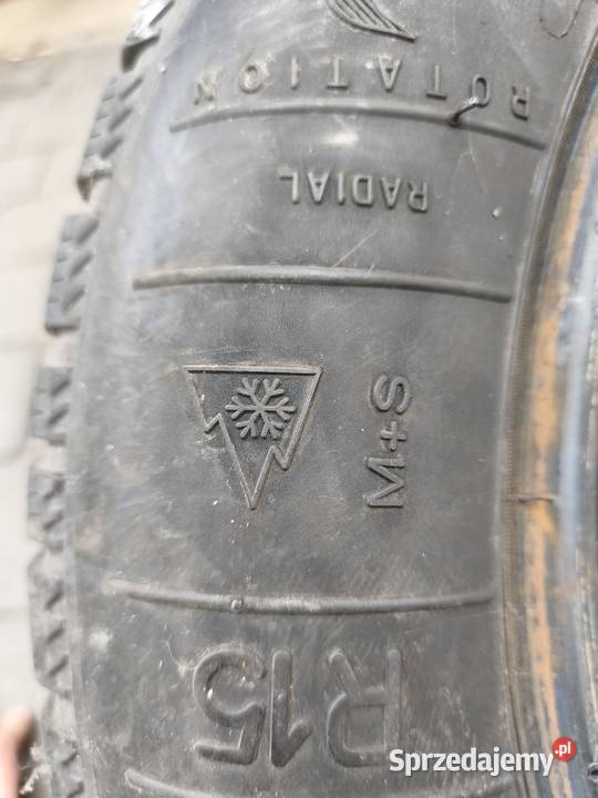 Dwie opony zimowe Kleber 19565 r15 65 Samochodowe Wadowice