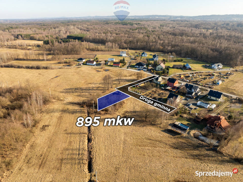 Działka budowlana Borek 895 ar Media
