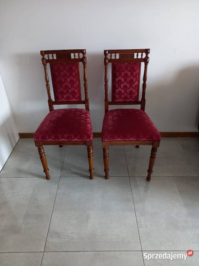 Eklektyczne krzesło gabinetowe przełom XIXXX W Wrocław