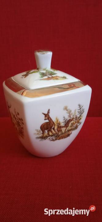 Mała cukiernica porcelanowa Karolina Świdnica
