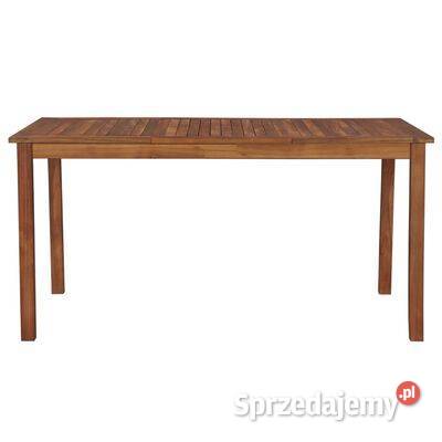 vidaXL Stół ogrodowy 150x90x74 lite drewno Dom i Ogród mazowieckie