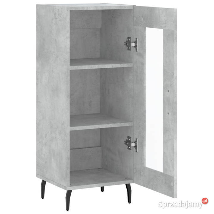 Szafka szarość betonu 345x34x90 materiał Warszawa
