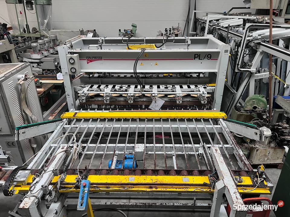 Prasa przelotowa do klejonki ITALPRESSE 9 Produkcja małopolskie Juszczyn