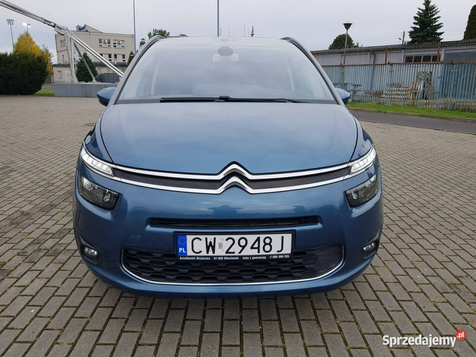 Citroen C4 Grand Picasso 20 HDi 7 osób Kamera Zarejestrowany w Polsce kujawsko-pomorskie Włocławek sprzedam
